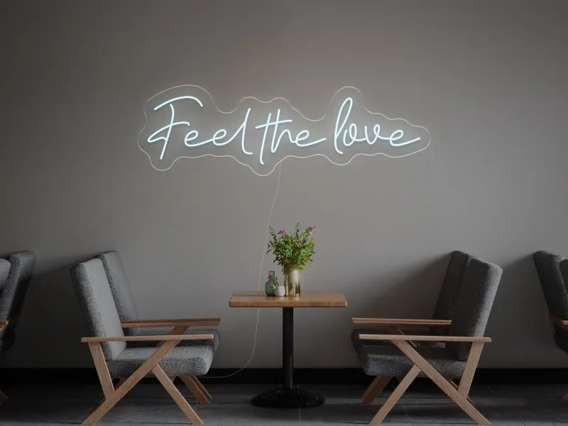 Feel The Love - Insegne al neon a LED