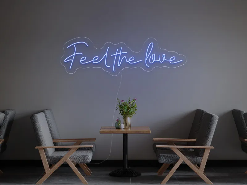 Feel The Love - Insegne al neon a LED