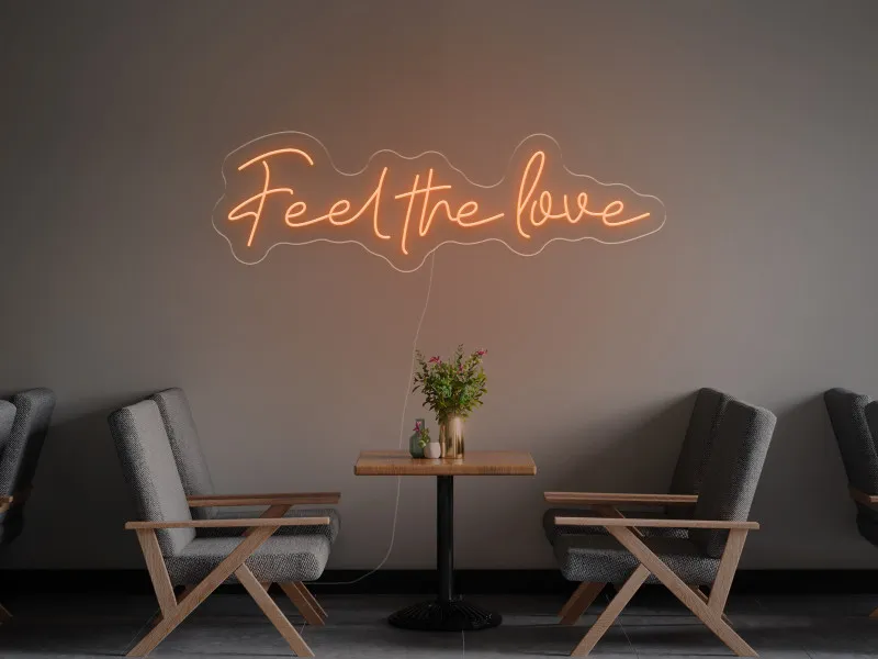 Feel The Love - Insegne al neon a LED