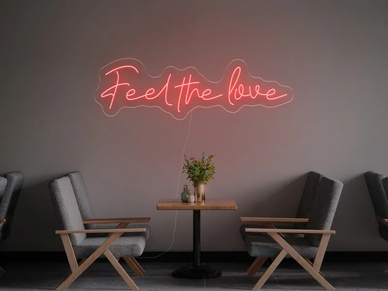 Feel The Love - Insegne al neon a LED