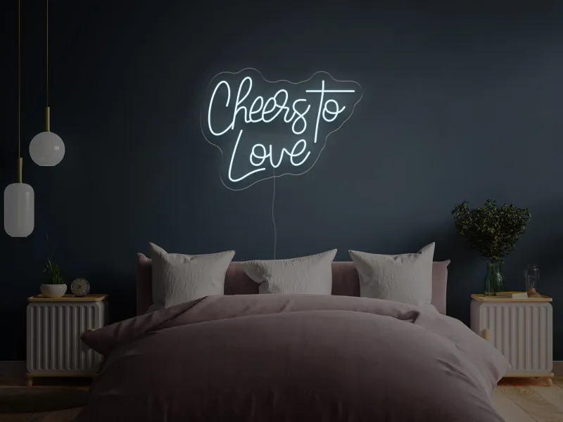 Cheers To Love - Insegne al neon a LED