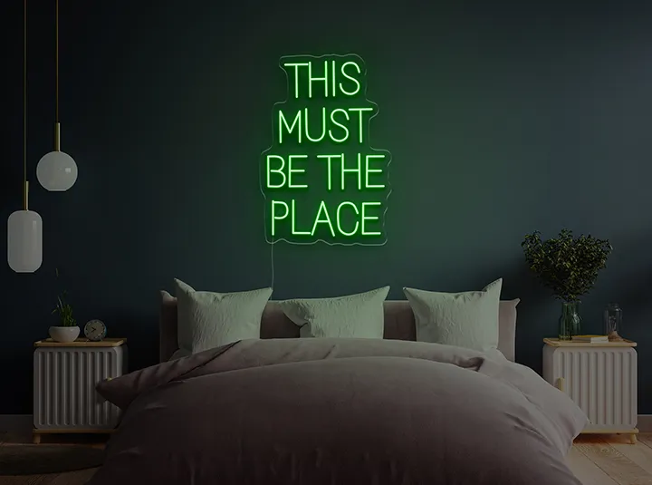 THIS MUST BE THE PLACE - Insegne al neon a LED