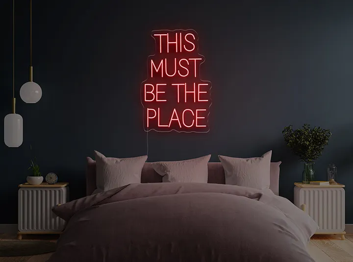 THIS MUST BE THE PLACE - Insegne al neon a LED