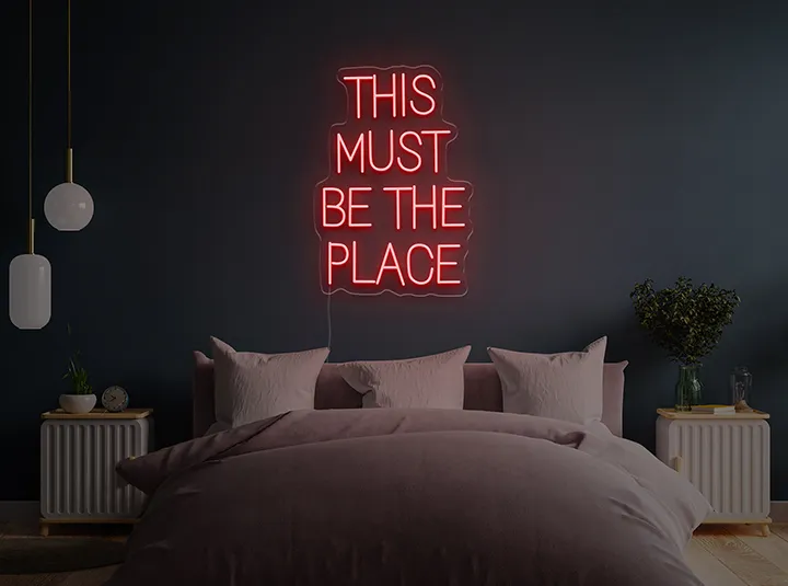 THIS MUST BE THE PLACE - Insegne al neon a LED