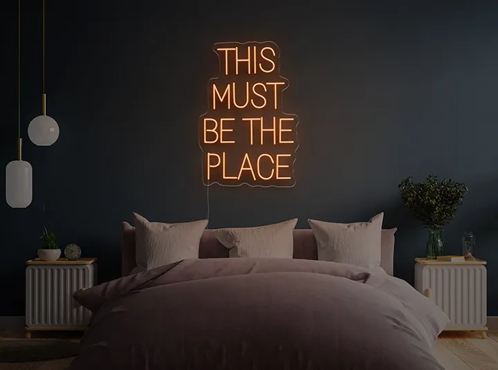 THIS MUST BE THE PLACE - Insegne al neon a LED