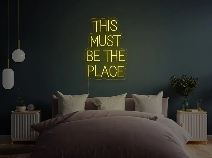 THIS MUST BE THE PLACE - Insegne al neon a LED