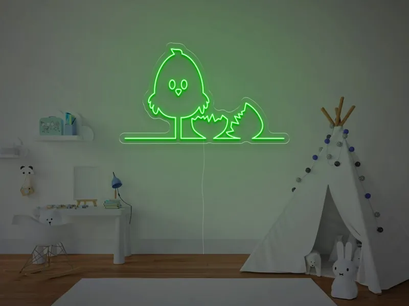 Uccellino - Insegna Neon LED