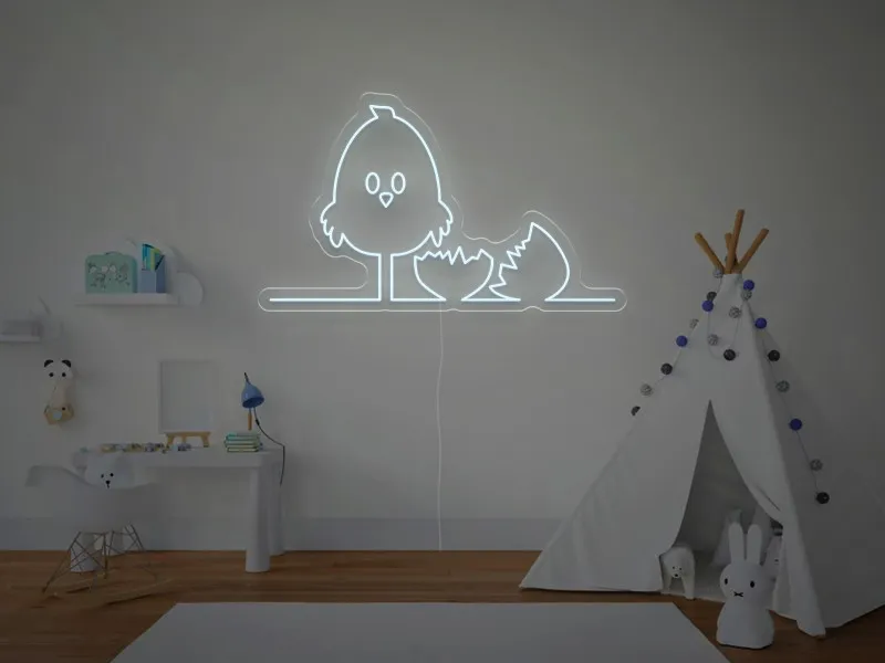 Uccellino - Insegna Neon LED