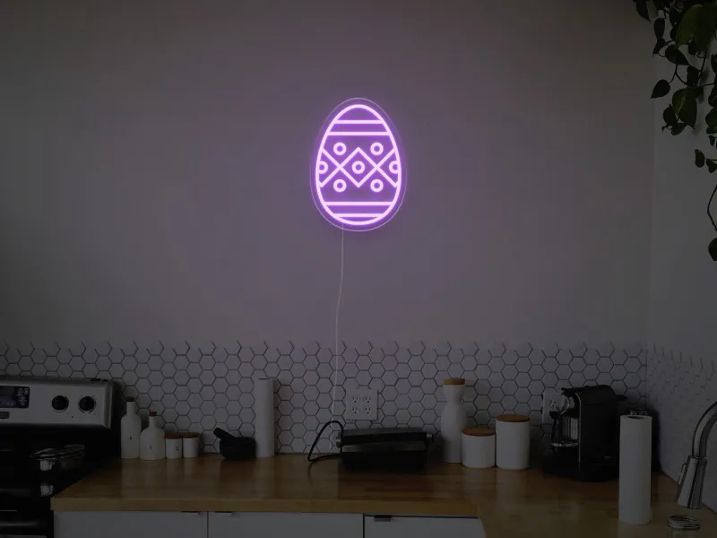 Uovo di Pasqua  - Insegna Neon LED