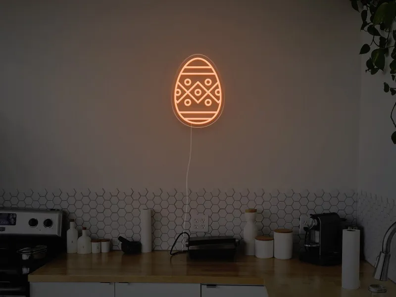 Uovo di Pasqua  - Insegna Neon LED
