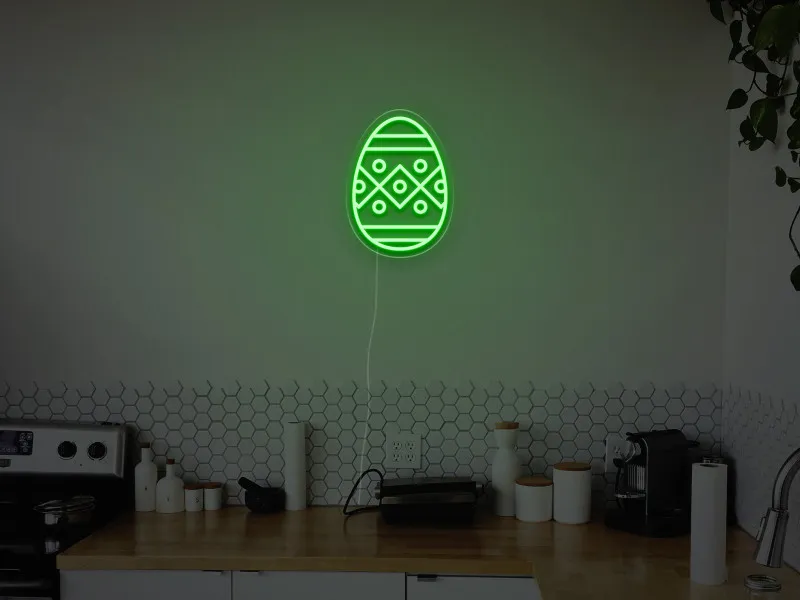 Uovo di Pasqua  - Insegna Neon LED