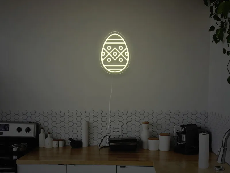 Uovo di Pasqua  - Insegna Neon LED