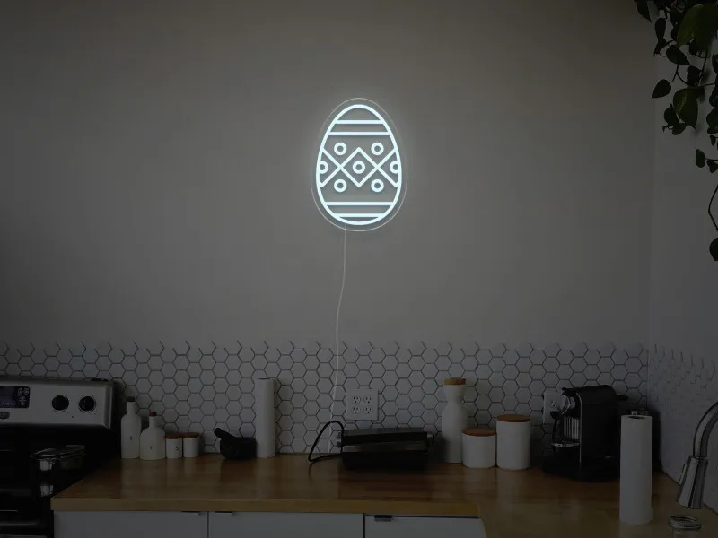 Uovo di Pasqua  - Insegna Neon LED