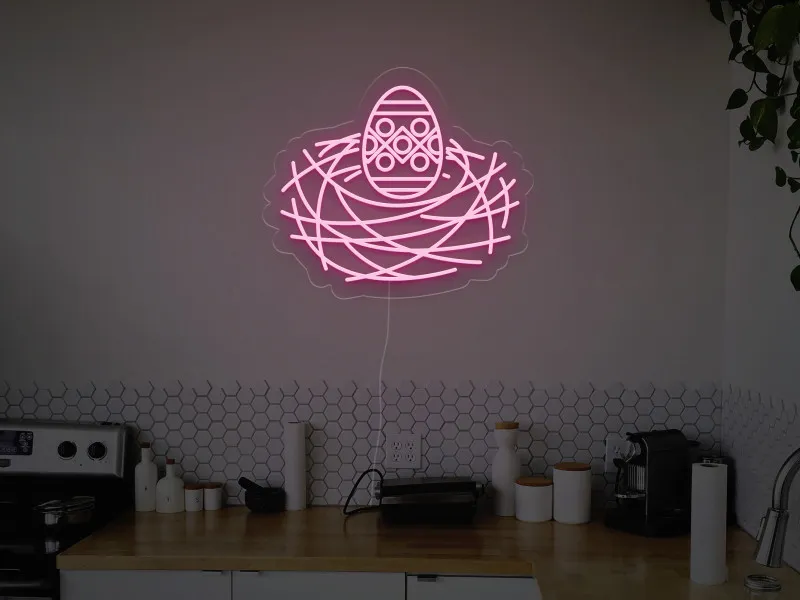 Nido Con Uovo  - Insegna Neon LED