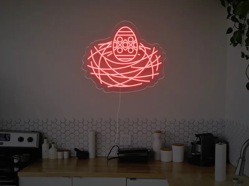 Nido Con Uovo  - Insegna Neon LED