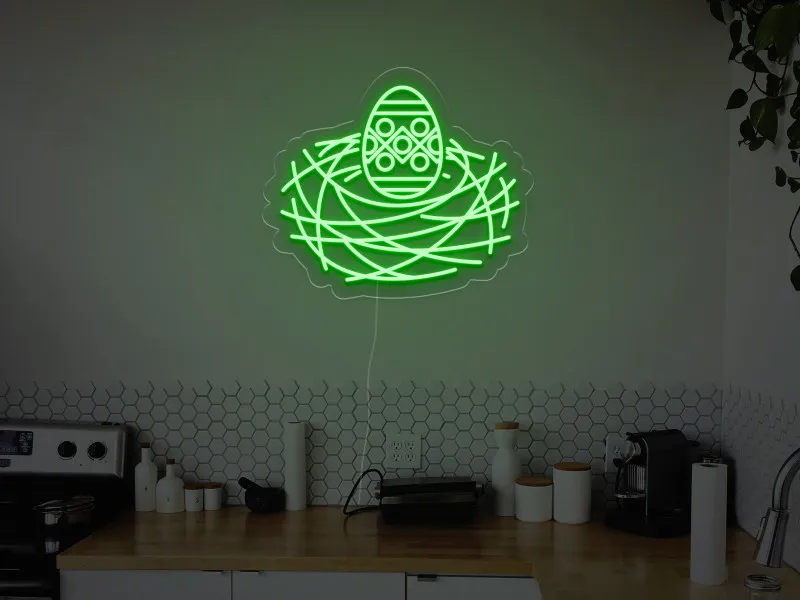 Nido Con Uovo  - Insegna Neon LED