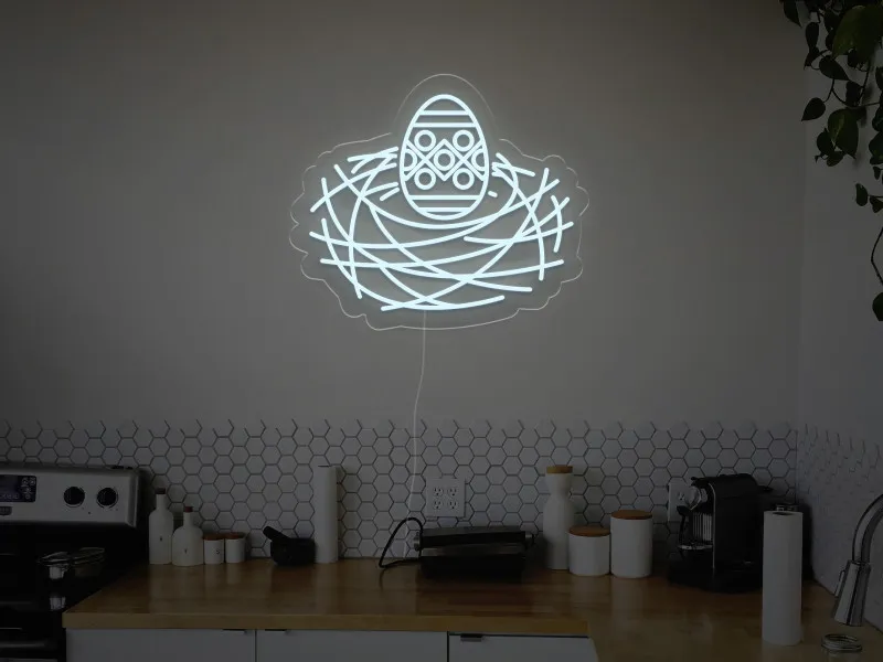 Nido Con Uovo  - Insegna Neon LED