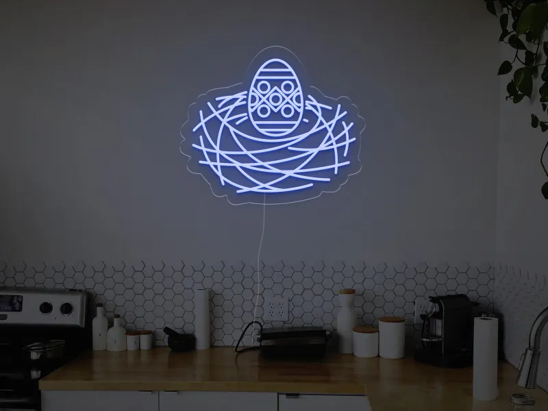 Nido Con Uovo  - Insegna Neon LED