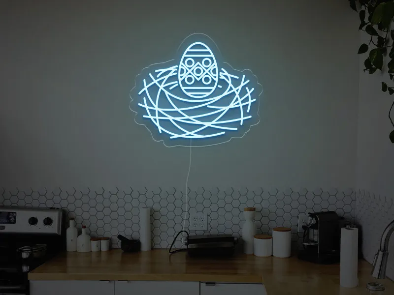 Nido Con Uovo  - Insegna Neon LED