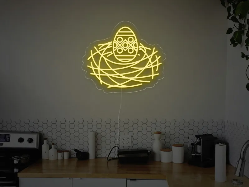 Nido Con Uovo  - Insegna Neon LED