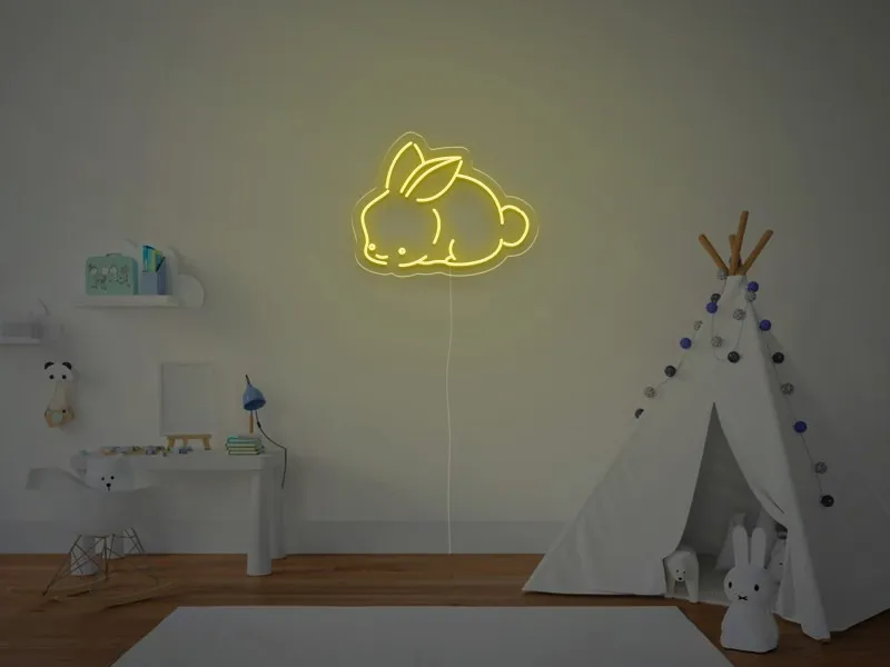 Coniglio  - Insegna Neon LED