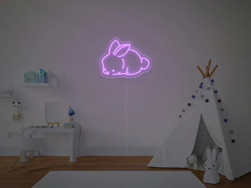 Coniglio  - Insegna Neon LED