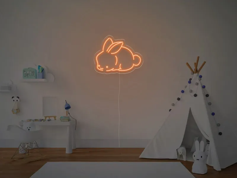 Coniglio  - Insegna Neon LED