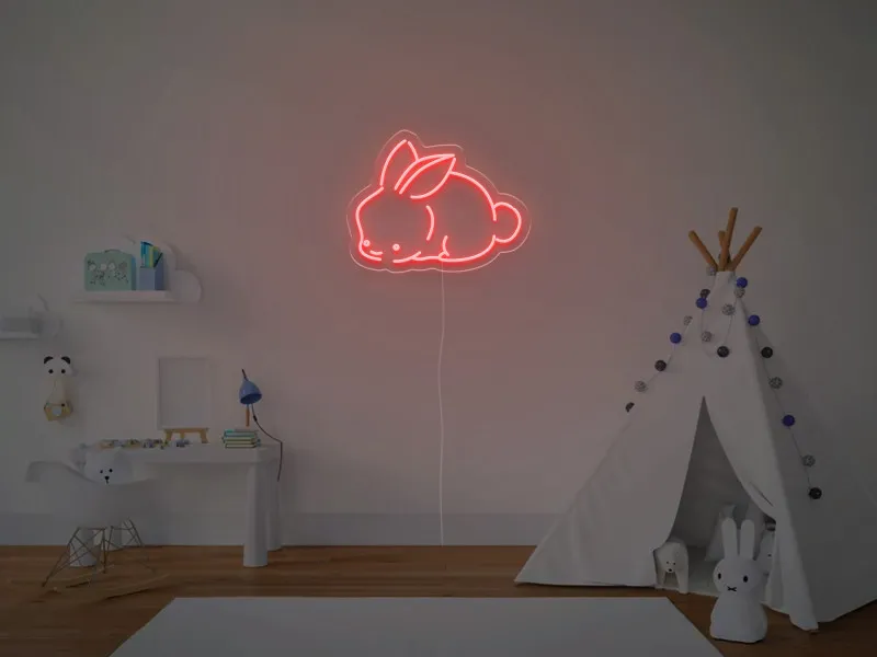 Coniglio  - Insegna Neon LED