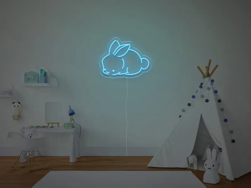 Coniglio  - Insegna Neon LED