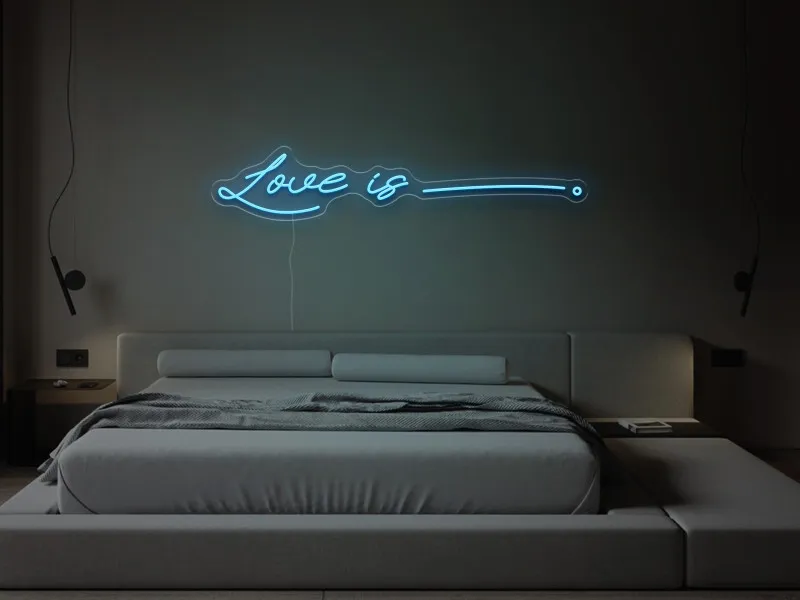 Love is - Insegna Neon LED
