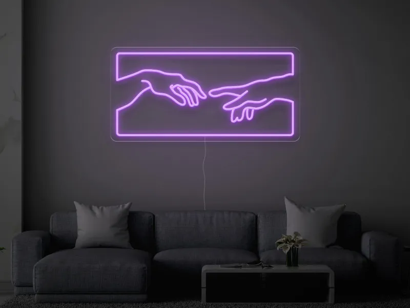 Creation of Adam  - Insegna Neon LED