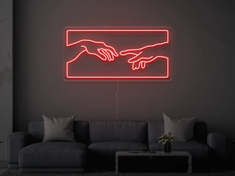 Creation of Adam  - Insegna Neon LED