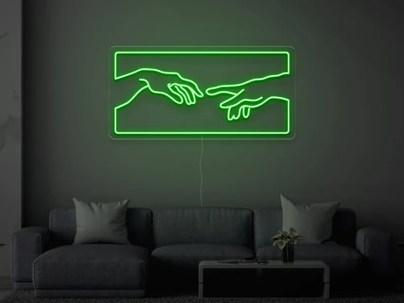 Creation of Adam  - Insegna Neon LED