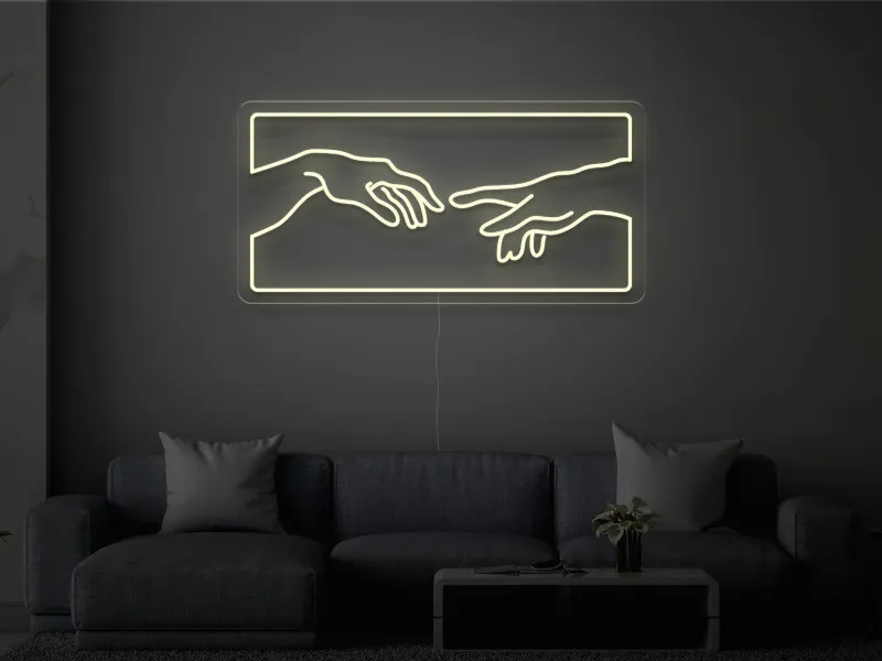 Creation of Adam  - Insegna Neon LED