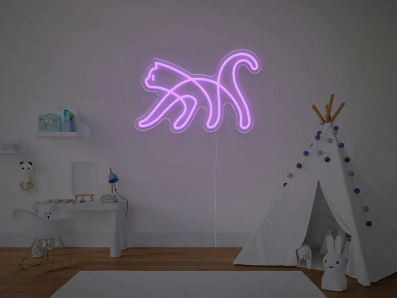 Pisica  - Insegna Neon LED