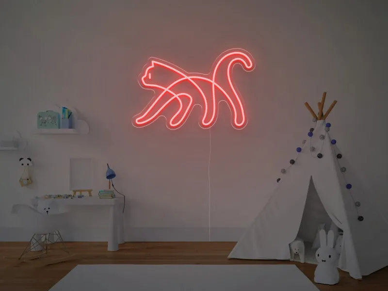 Pisica  - Insegna Neon LED