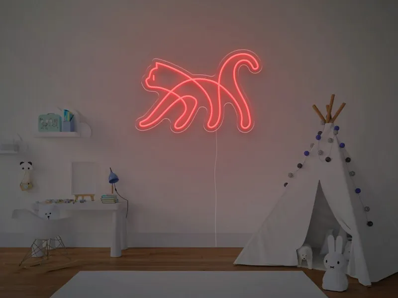 Pisica  - Insegna Neon LED