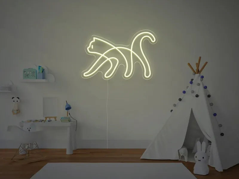 Pisica  - Insegna Neon LED