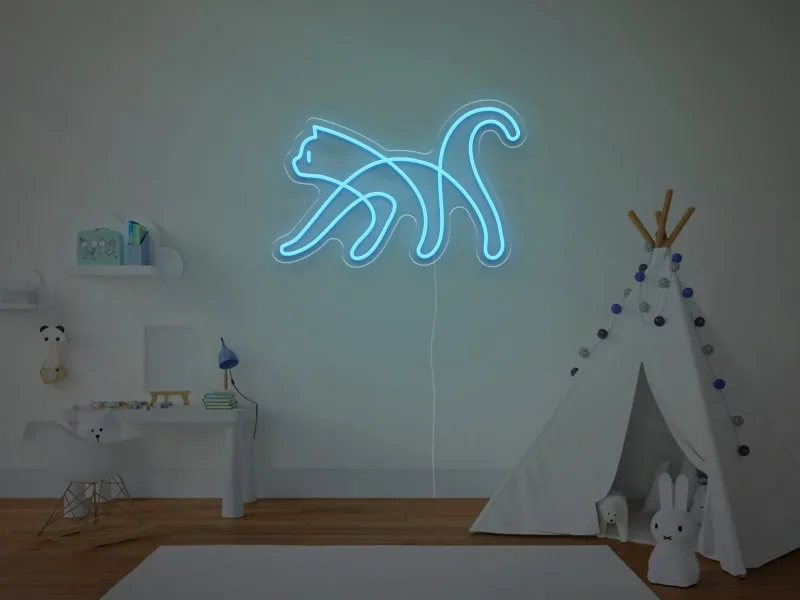 Pisica  - Insegna Neon LED