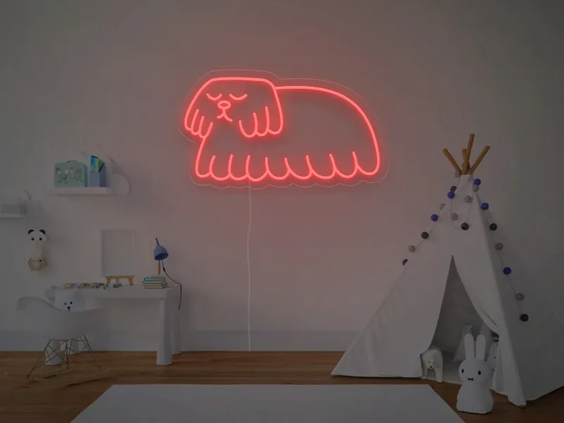 Midnight Gospel Dog - Insegna Neon LED