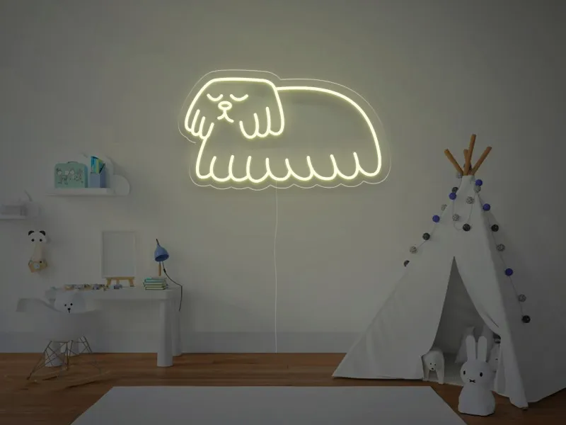 Midnight Gospel Dog - Insegna Neon LED