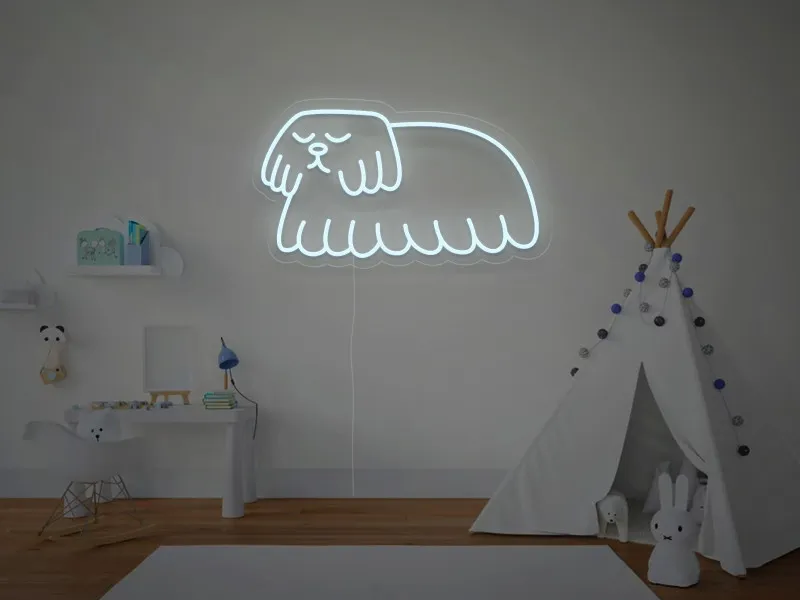 Midnight Gospel Dog - Insegna Neon LED