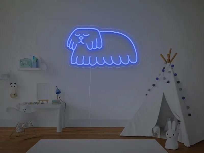 Midnight Gospel Dog - Insegna Neon LED
