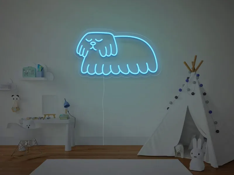 Midnight Gospel Dog - Insegna Neon LED