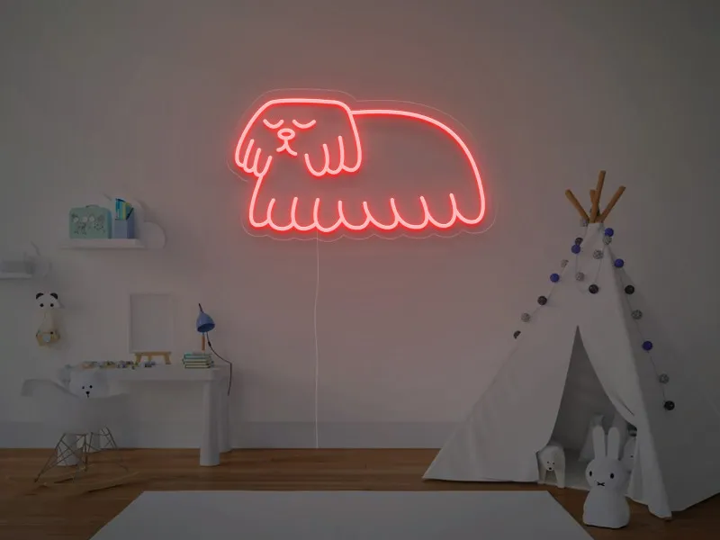 Midnight Gospel Dog - Insegna Neon LED