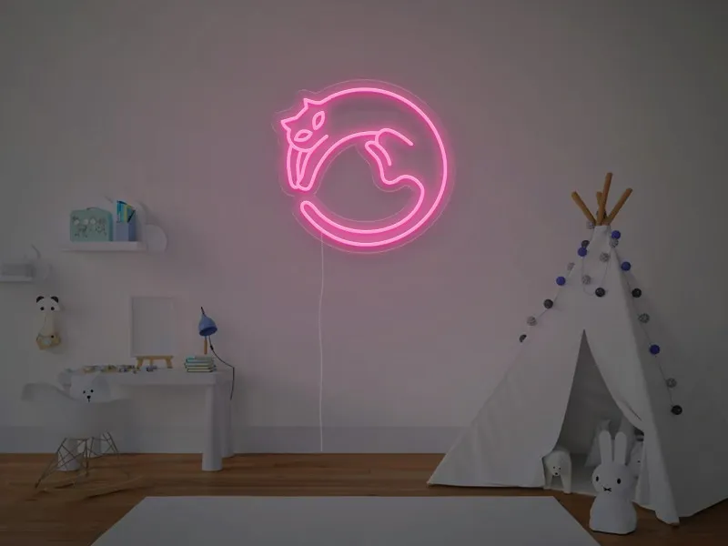 Pisica  - Insegna Neon LED