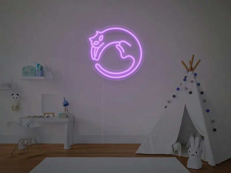Pisica  - Insegna Neon LED