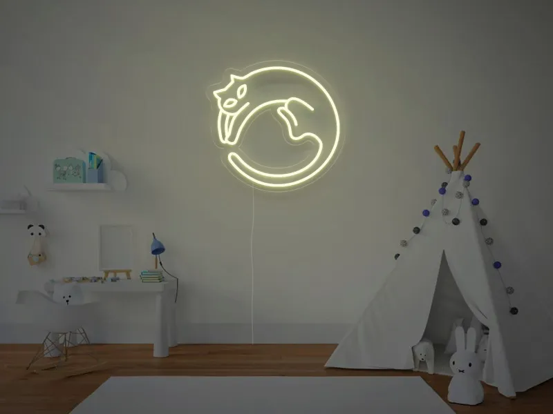 Pisica  - Insegna Neon LED