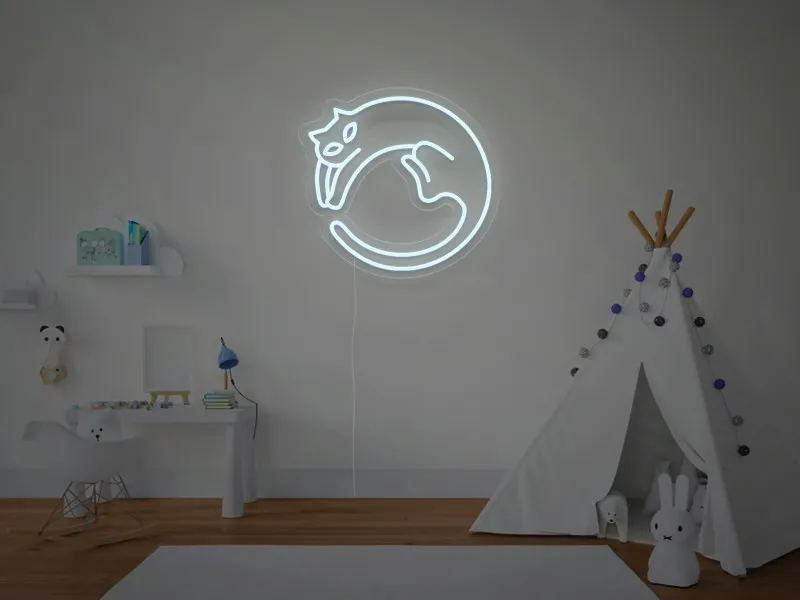 Pisica  - Insegna Neon LED