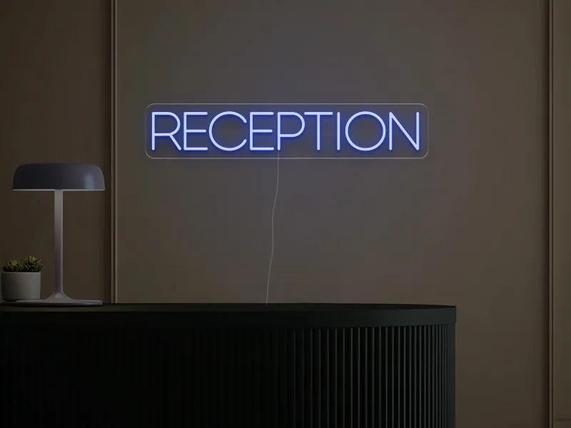 Reception - Insegna Neon LED